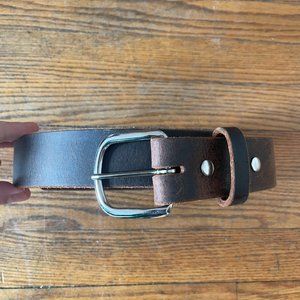 Hank's Belts Crazy Horse Jean Belt Size 32 1.5"